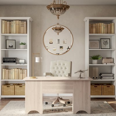 Contemporary, Classic, Traditional Office Design by Rhonda Stanbury Interior Designer Jennifer