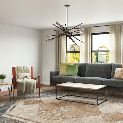 Modern, Classic, Bohemian, Coastal, Minimal, Scandinavian Living Room Design by Rhonda Stanbury Interior Designer Emma