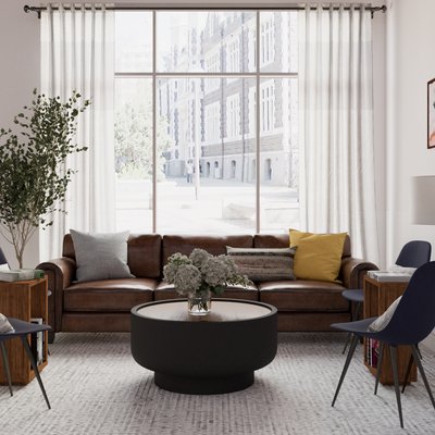 Bohemian, Scandinavian Office Design by Rhonda Stanbury Interior Designer Jen