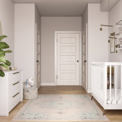 Modern, Eclectic, Midcentury Modern Nursery Design by Rhonda Stanbury Interior Designer Marcelo