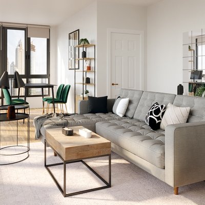 Minimal, Scandinavian Living Room Design by Rhonda Stanbury Interior Designer Priscila