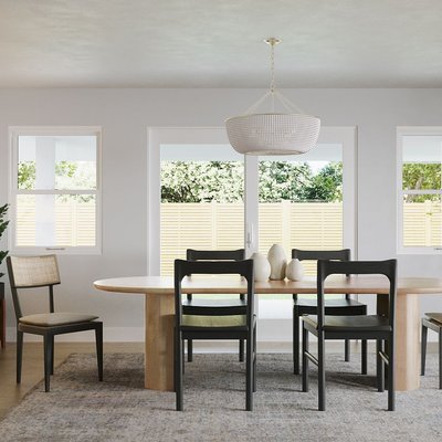 Contemporary, Modern, Bohemian, Coastal, Midcentury Modern, Classic Contemporary, Scandinavian Dining Room Design by Rhonda Stanbury Interior Designer Lisa