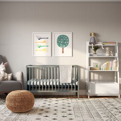 Classic, Midcentury Modern Nursery Design by Rhonda Stanbury Interior Designer Claire