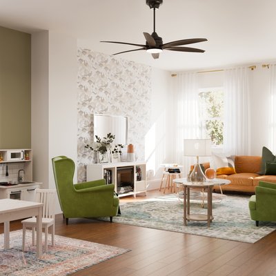 Contemporary, Modern, Classic, Eclectic, Bohemian, Farmhouse, Global, Midcentury Modern Living Room Design by Rhonda Stanbury Interior Designer Marina