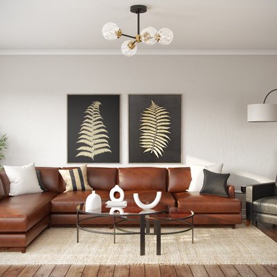 Contemporary, Modern, Midcentury Modern, Minimal, Scandinavian Living Room Design by Rhonda Stanbury Interior Designer Nicole