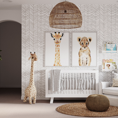 Contemporary, Classic, Transitional Nursery Design by Rhonda Stanbury Interior Designer Stacy