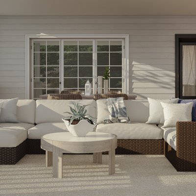 Coastal Outdoor Space Design by Rhonda Stanbury Interior Designer Elizabeth