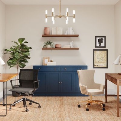 Contemporary, Classic, Eclectic, Glam, Transitional, Midcentury Modern, Classic Contemporary Office Design by Rhonda Stanbury Interior Designer Lisa