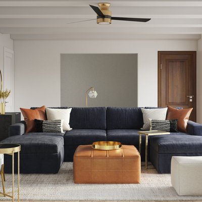Contemporary, Industrial Living Room Design by Rhonda Stanbury Interior Designer Andrea
