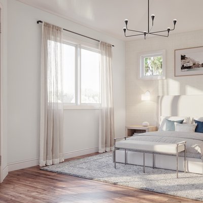 Contemporary, Coastal, Minimal Bedroom Design by Rhonda Stanbury Interior Designer Daniela