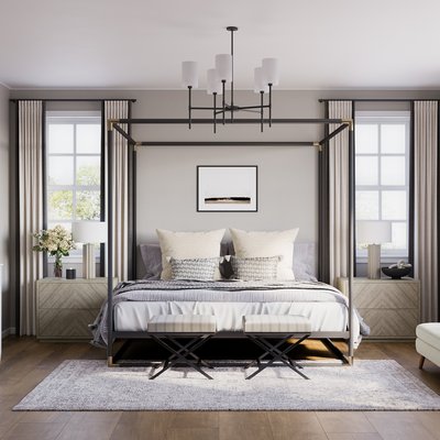 Contemporary, Modern, Classic, Transitional Bedroom Design by Rhonda Stanbury Interior Designer Shelby
