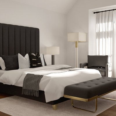 Modern, Glam Bedroom Design by Rhonda Stanbury Interior Designer Tara