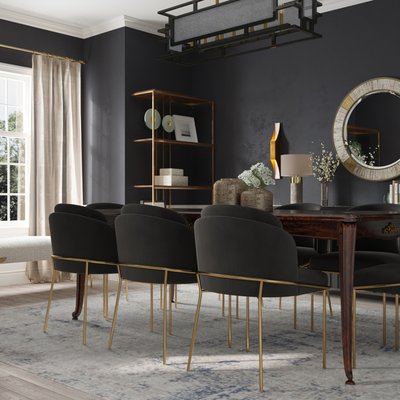 Modern, Classic, Glam, Industrial, Vintage, Classic Contemporary Dining Room Design by Rhonda Stanbury Interior Designer Emily