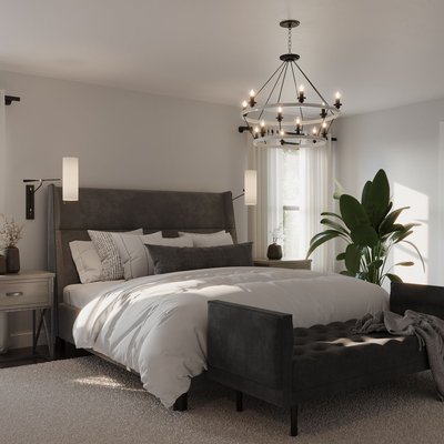 Contemporary, Modern, Farmhouse, Minimal Bedroom Design by Rhonda Stanbury Interior Designer Meghan