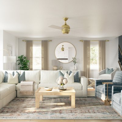 Modern, Classic, Coastal, Transitional Living Room Design by Rhonda Stanbury Interior Designer Emily