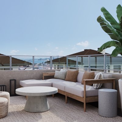 Contemporary, Modern, Industrial Outdoor Space Design by Rhonda Stanbury Interior Designer Anny