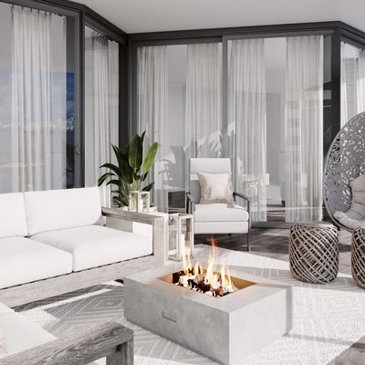 Contemporary Outdoor Space Design by Rhonda Stanbury Interior Designer Denise