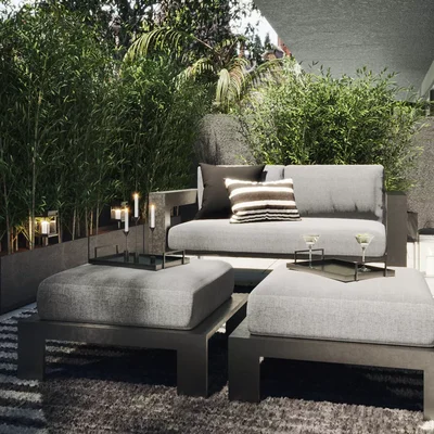 Modern, Minimal Outdoor Space Design by Rhonda Stanbury Interior Designer Anny