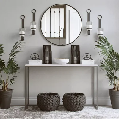 Modern, Glam Entryway Design by Rhonda Stanbury Interior Designer Christa