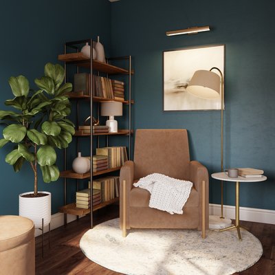 Reading Room Design by Rhonda Stanbury Interior Designer Olga