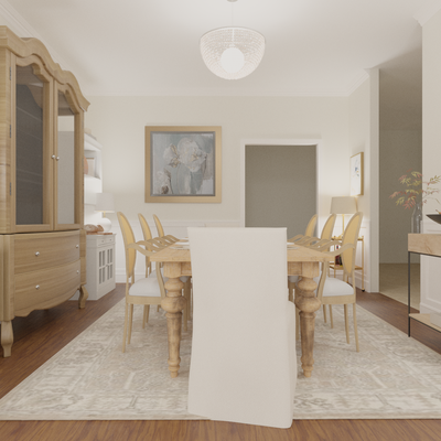 Traditional, Vintage Dining Room Design by Rhonda Stanbury Interior Designer Lauren
