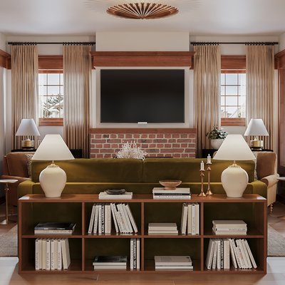 Classic Contemporary, Organic Modern, Warm Transitional Living Room Design by Rhonda Stanbury Interior Designer Kelsey