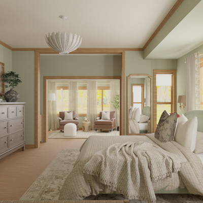 Eclectic, Artful Eclectic Bedroom Design by Rhonda Stanbury Interior Designer Tara
