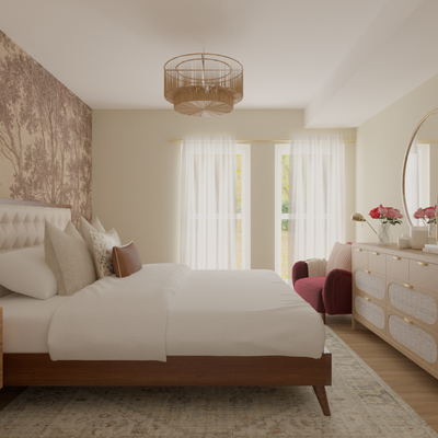 Bohemian, Glam, Rustic, Transitional, Organic Modern, Artful Eclectic Bedroom Design by Rhonda Stanbury Interior Designer Tara