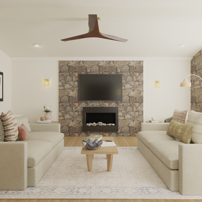 California Cool, Warm Transitional Living Room Design by Rhonda Stanbury Interior Designer Kait