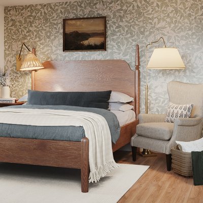 Modern Cottage Bedroom Design by Rhonda Stanbury Interior Designer Kelsey
