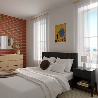 Parisian Modern, Organic Modern Bedroom Design by Rhonda Stanbury Interior Designer Hazel