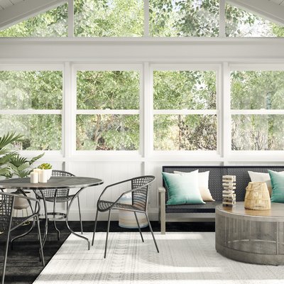 Bohemian, Coastal, Scandinavian Outdoor Space Design by Rhonda Stanbury Interior Designer Jamie