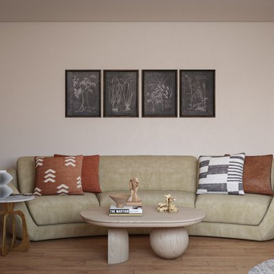 Contemporary Living Room Design by Rhonda Stanbury Interior Designer Ashanti