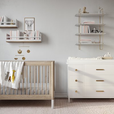 Classic, Bohemian, Minimal Nursery Design by Rhonda Stanbury Interior Designer Cristina