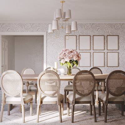 Classic, Coastal, Traditional, Transitional, Preppy Dining Room Design by Rhonda Stanbury Interior Designer Lisa