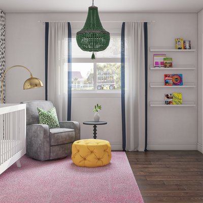 Contemporary, Modern, Preppy Nursery Design by Rhonda Stanbury Interior Designer Dani