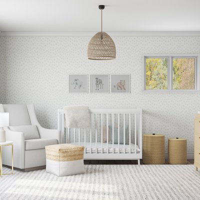 Classic, Coastal, Glam Nursery Design by Rhonda Stanbury Interior Designer Madison