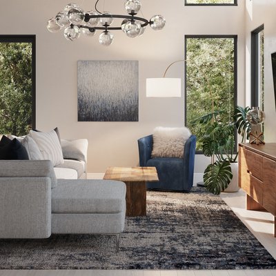 Contemporary, Modern, Traditional, Transitional Living Room Design by Rhonda Stanbury Interior Designer Alejandra