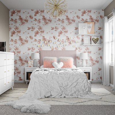 Modern, Glam, Traditional, Preppy Bedroom Design by Rhonda Stanbury Interior Designer Elle