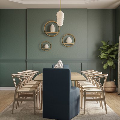 Contemporary, Modern, Eclectic, Coastal, Glam, Midcentury Modern, Scandinavian Dining Room Design by Rhonda Stanbury Interior Designer Kylie