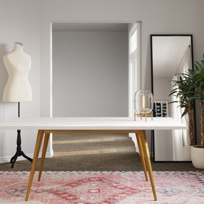 Contemporary, Eclectic, Midcentury Modern Office Design by Rhonda Stanbury Interior Designer Sarah