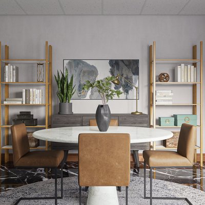 Contemporary, Modern, Transitional, Midcentury Modern Office Design by Rhonda Stanbury Interior Designer Jade