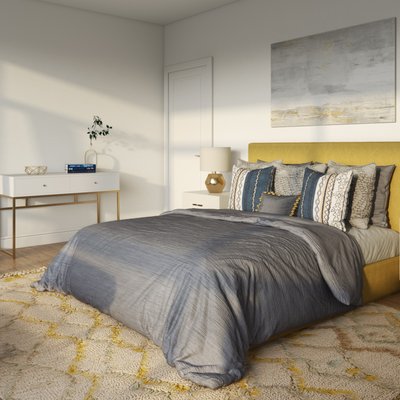 Contemporary, Modern, Glam Bedroom Design by Rhonda Stanbury Interior Designer Hanna