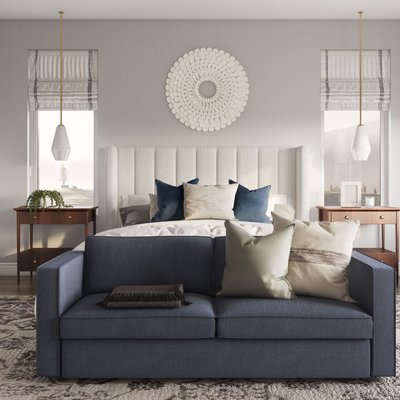 Modern, Traditional, Transitional, Midcentury Modern, Scandinavian Bedroom Design by Rhonda Stanbury Interior Designer Romina