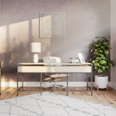 Midcentury Modern, Scandinavian Office Design by Rhonda Stanbury Interior Designer Jenna
