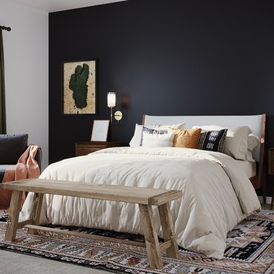 Modern, Bohemian, Rustic, Transitional, Vintage, Global, Scandinavian Bedroom Design by Rhonda Stanbury Interior Designer Brit
