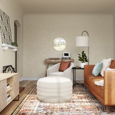 Contemporary, Modern, Eclectic, Bohemian, Midcentury Modern, Scandinavian Living Room Design by Rhonda Stanbury Interior Designer Kylie