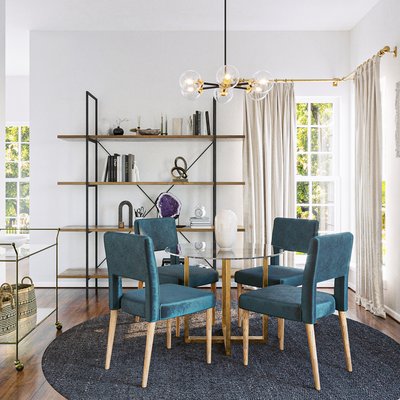 Contemporary, Modern, Midcentury Modern Dining Room Design by Rhonda Stanbury Interior Designer Hayley