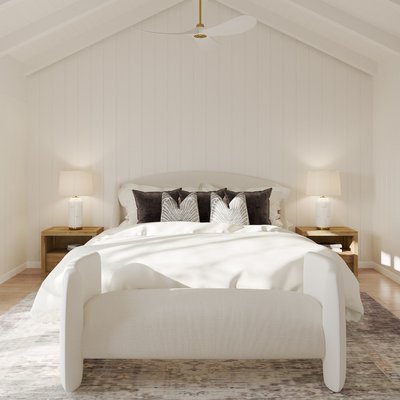 Contemporary, Farmhouse Bedroom Design by Rhonda Stanbury Interior Designer Jacqueline