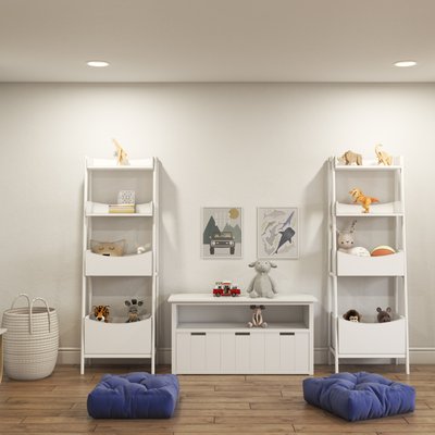Midcentury Modern, Scandinavian Playroom Design by Rhonda Stanbury Interior Designer Rosa